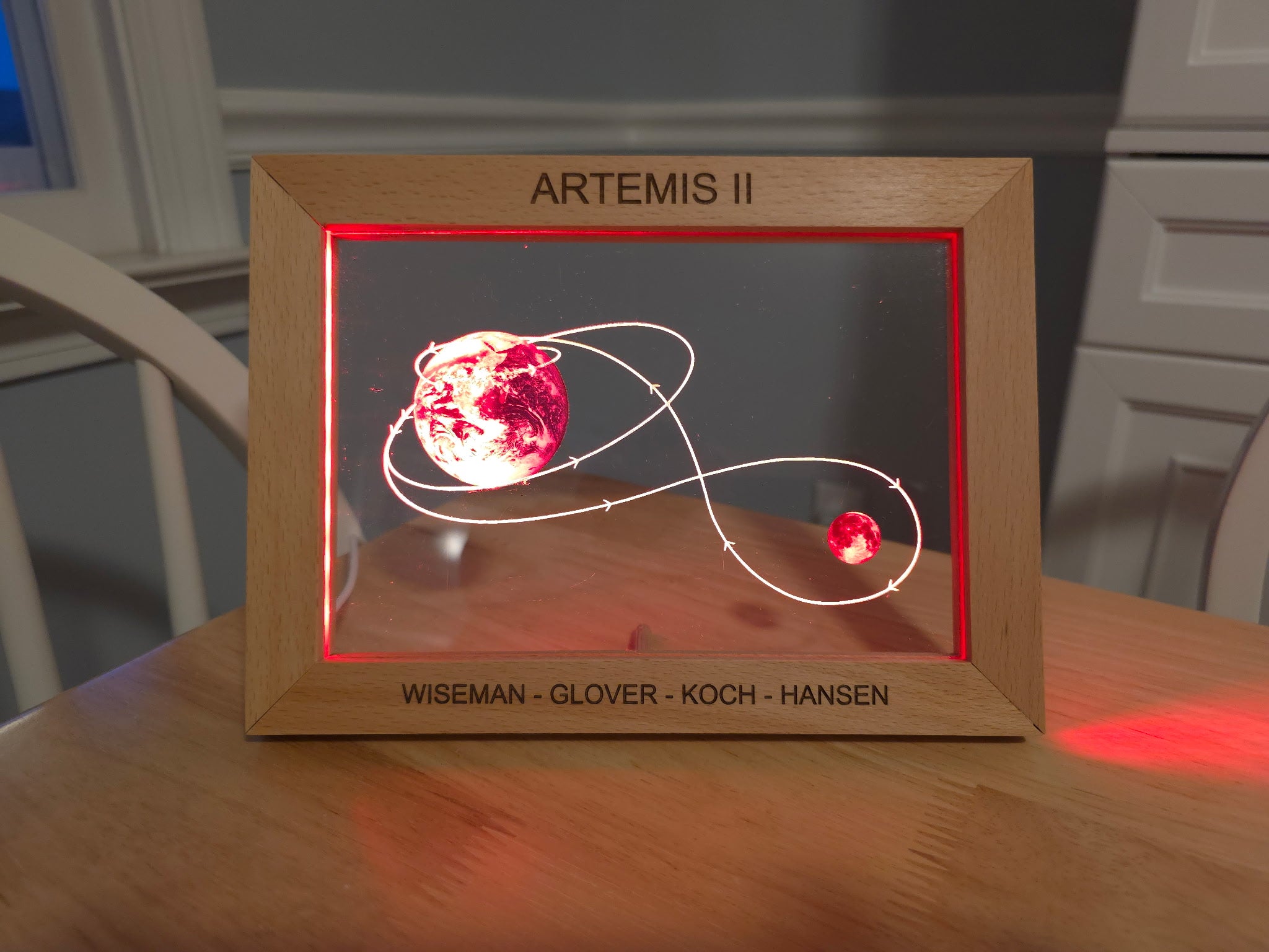 Limited Release - Artemis II Flight Path Light – Red Planet Resorts