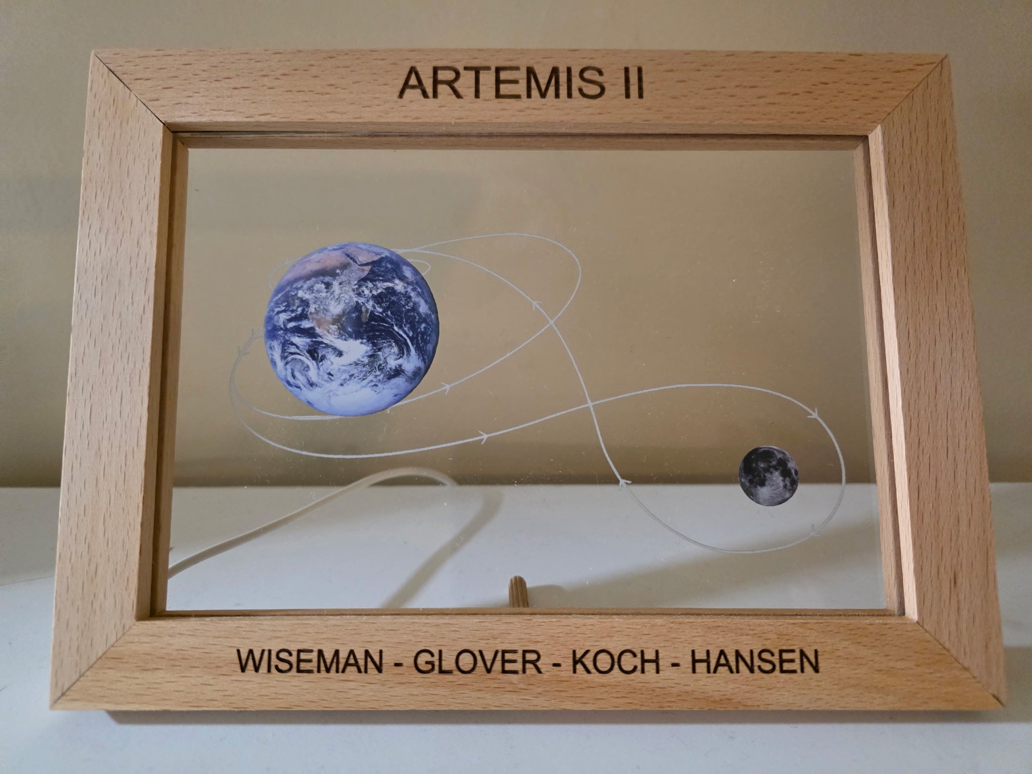 Limited Release - Artemis II Flight Path Light – Red Planet Resorts